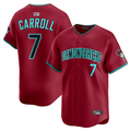 Fenge A.Diamondbacks #7 Corbin Carroll Player Red Alternate Limited Personalized Stitched Jerseys