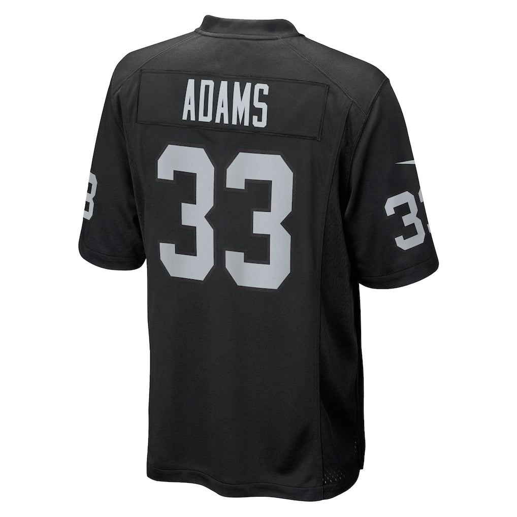 Fenge LV.Raiders #33 Jamal Adams Black Team Game Jersey