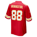 Fenge KC.Chiefs #88 Jake Briningstool Red Team Game Jersey