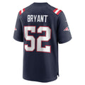 Fenge NE.Patriots #52 Marcus Bryant Navy Team Game Jersey