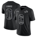 Fenge D.Lions #0 Jahmyr Gibbs Player Black Limited 2026 Salute to Service Home Game Stitched Jerseys