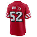 Fenge SF.49ers #52 Patrick Willis Scarlet Retired Player Alternate Game Jersey