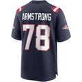 Fenge NE.Patriots #78 Bruce Armstrong Navy Game Retired Player Jersey