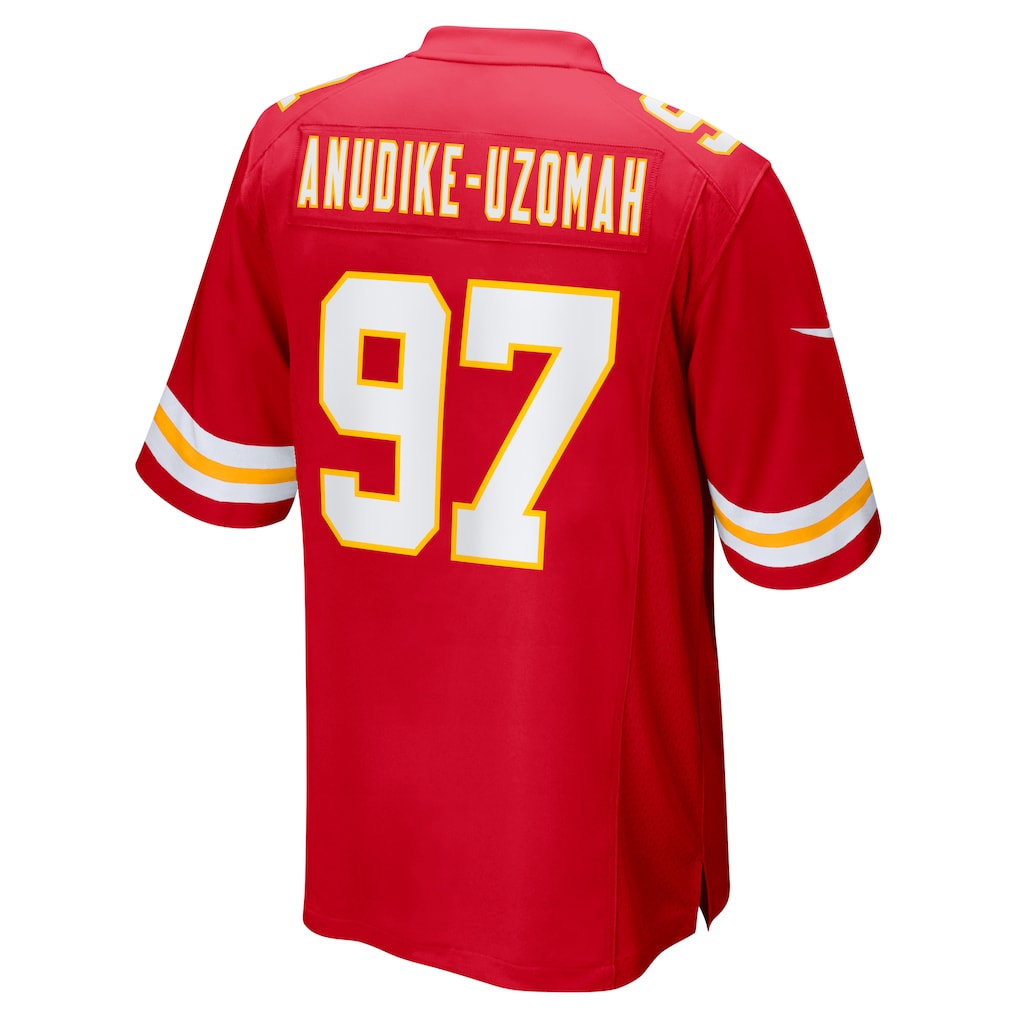 Fenge KC.Chiefs #97 Felix Anudike-Uzomah Red Game Jersey