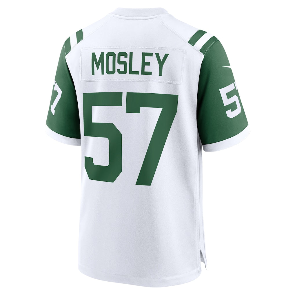 Fenge NY.Jets #57 C.J. Mosley White Classic Alternate Game Jersey