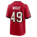 Fenge TB.Buccaneers #49 Owen Wright Red Team Game Jersey