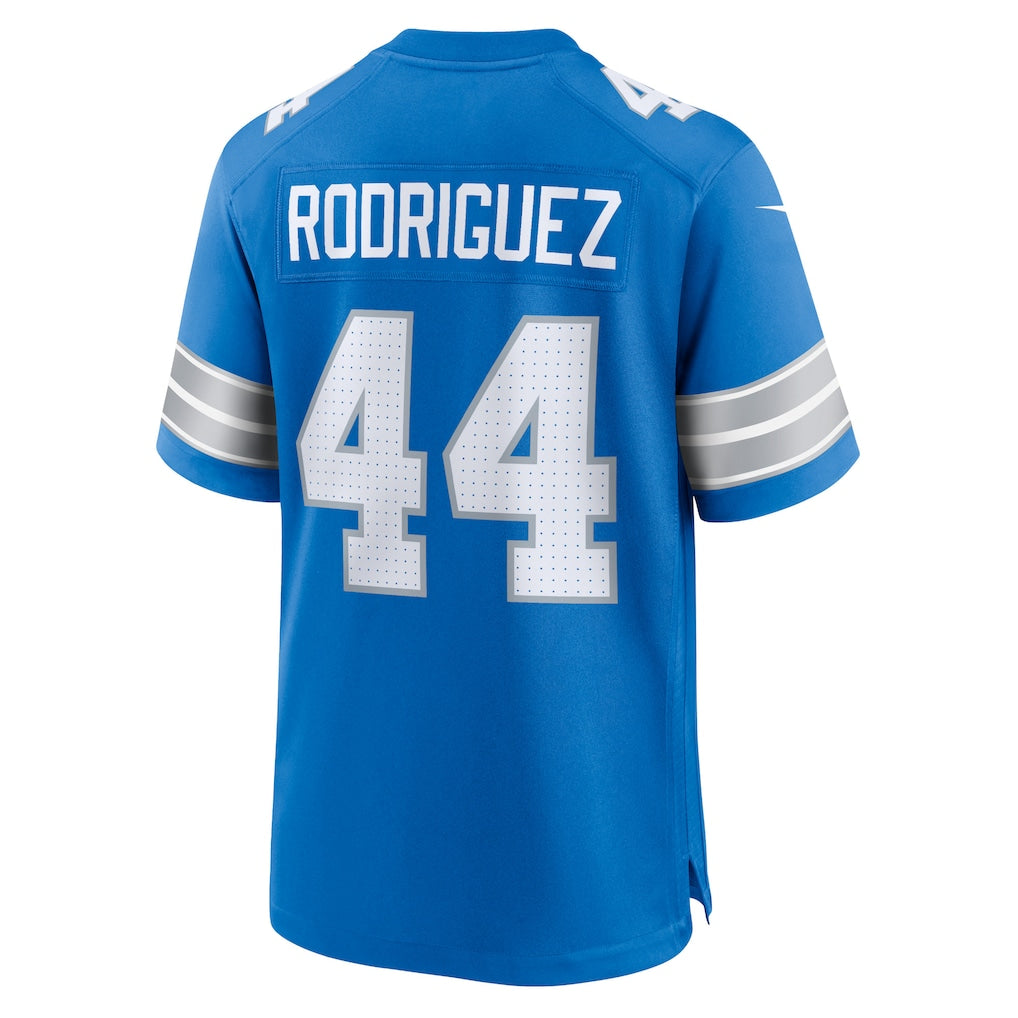 Fenge D.Lions #44 Malcolm Rodriguez Blue Game Jersey