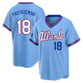 Fenge A.Braves #18 Mike Yastrzemski player Blue Limited Powder 2026 City Connect Stadium Stitched Jerseys