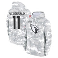 Fenge A.Cardinals #11 Larry Fitzgerald Player Arctic Camo Salute to Service Limited Hoodie Stitched Jerseys