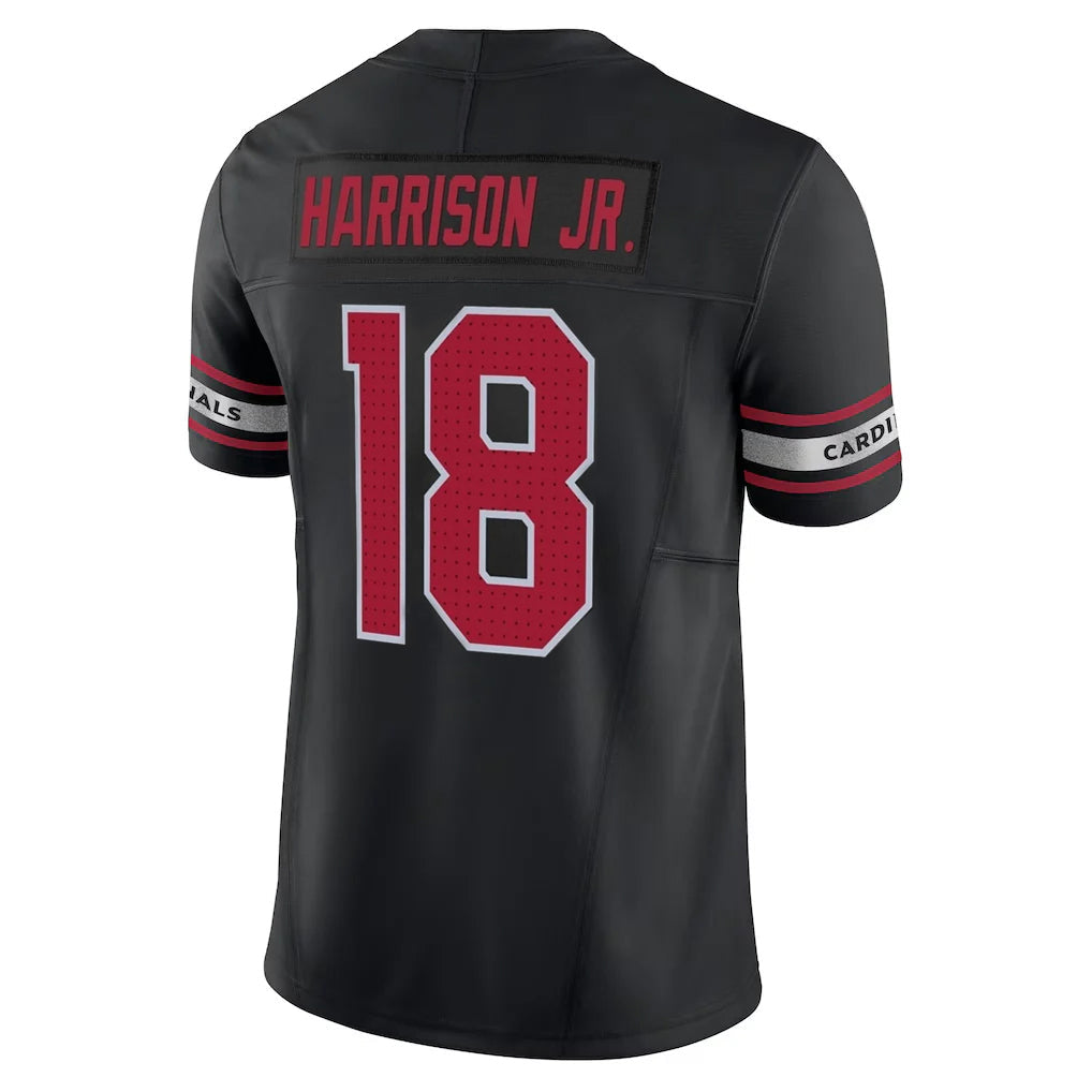 Fenge A.Cardinals #18 Marvin Harrison Jr. Player Black Vapor F.U.S.E. Limited Stitched Jerseys
