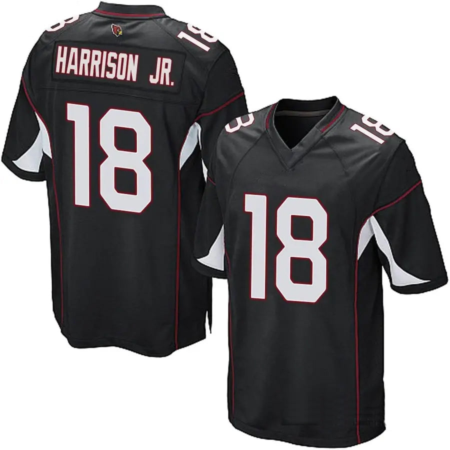 Fenge A.Cardinals #18 Marvin Harrison Jr. Player Black Game Stitched Jerseys