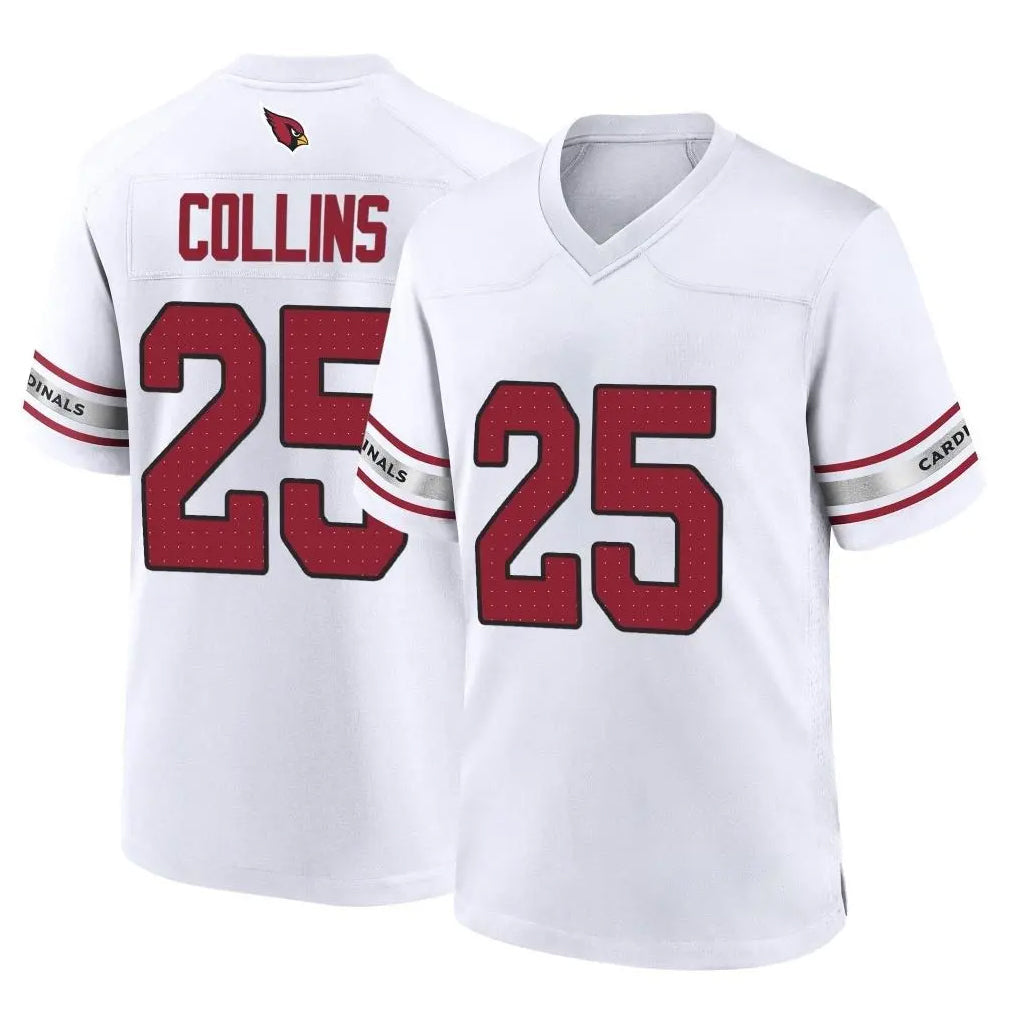 Fenge A.Cardinals #25 Zaven Collins Player White Home Game Stitched Jerseys