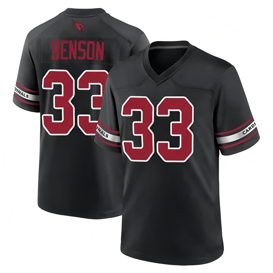 Fenge A.Cardinals #33 Trey Benson Player Black Home Game Stitched Jerseys