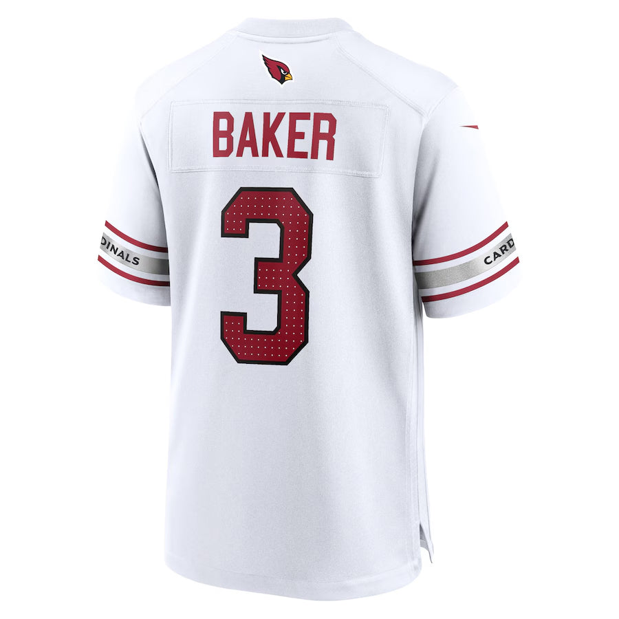 Fenge A.Cardinals #3 Budda Baker Player White Game Road Stitched  Jerseys