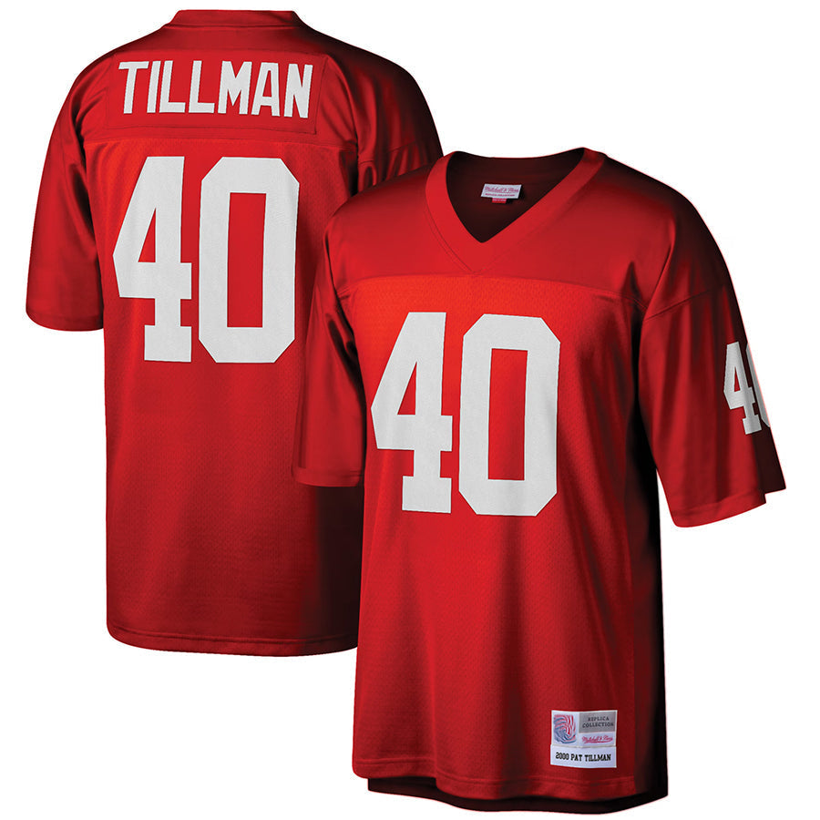 Fenge A.Cardinals #40 Pat Tillman Player Mitchell & Ness Cardinal Legacy Replica Stitched Jerseys