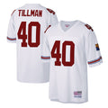 Fenge A.Cardinals #40 Pat Tillman Player Mitchell & Ness White Legacy Replica Stitched Jerseys