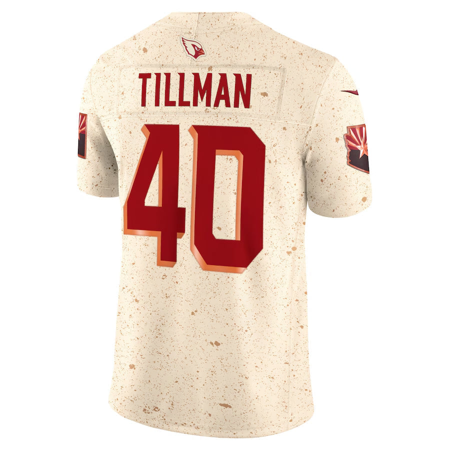 Fenge A.Cardinals #40 Pat Tillman Player Rivalries Collection Vapor Limited Stitched Jerseys