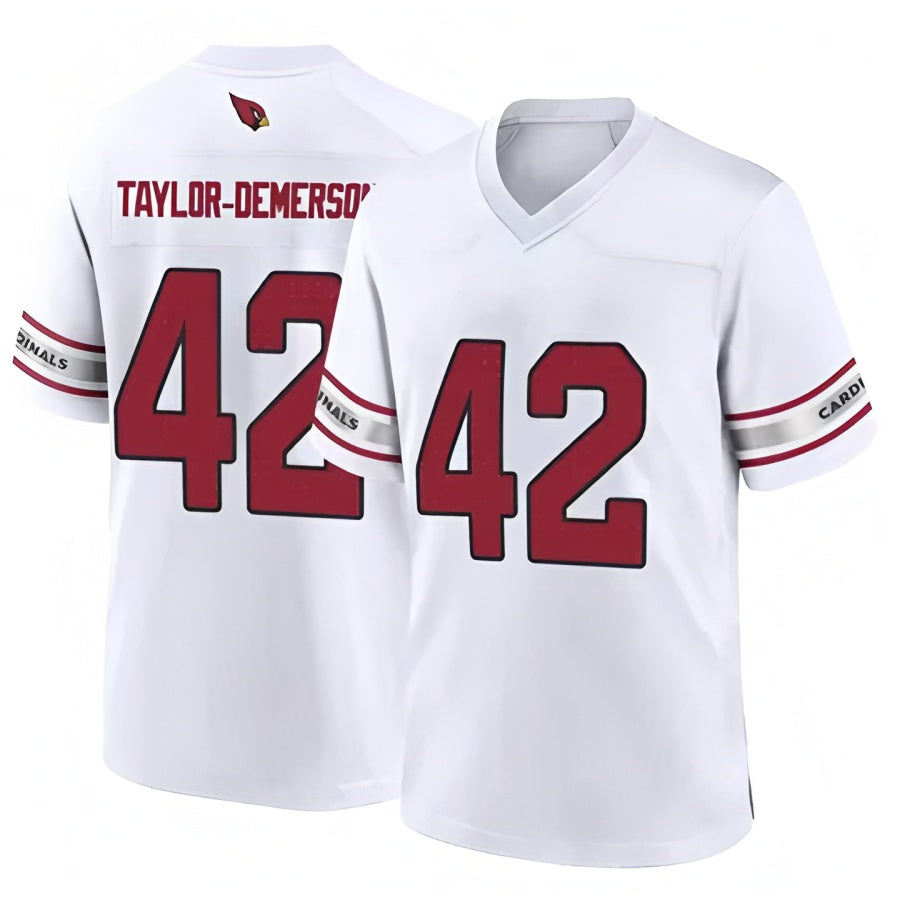 Fenge A.Cardinals #42 Dadrion Taylor-Demerson Player Whtie Home Game Stitched Jerseys