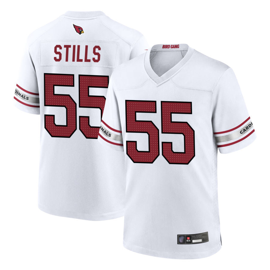 Fenge A.Cardinals #55 Dante Stills Player White Home Game Stitched Jerseys
