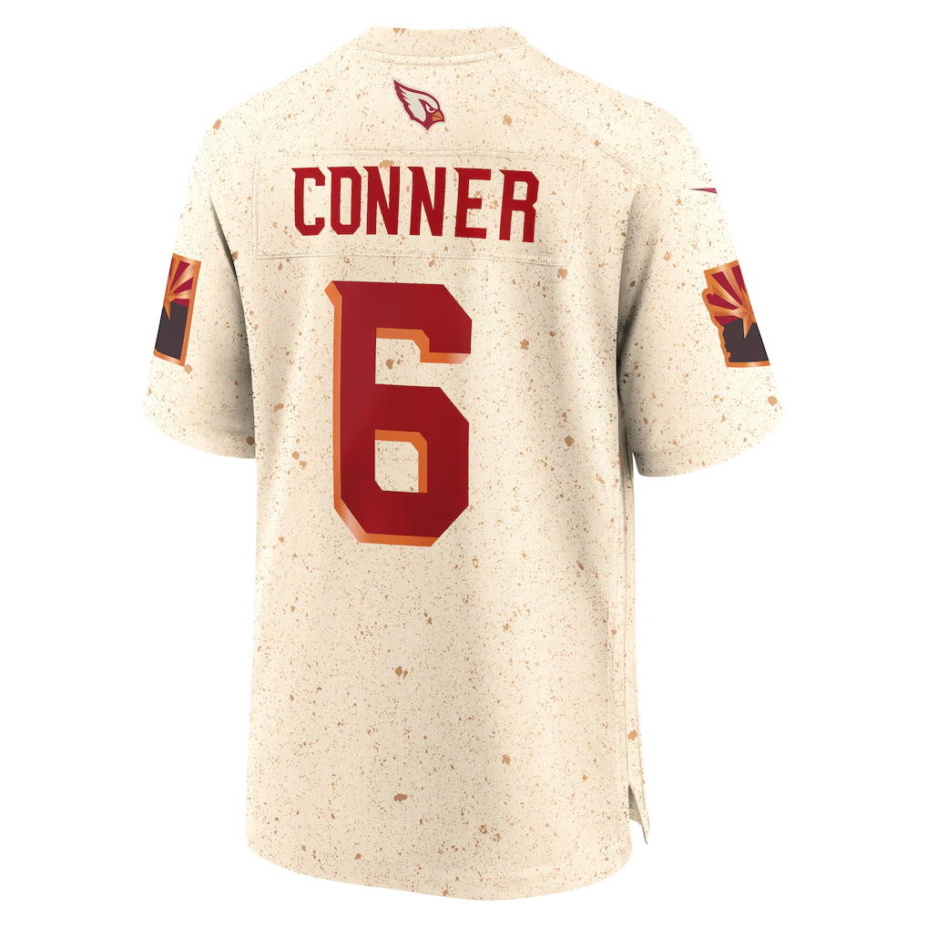 Fenge A.Cardinals #6 James Conner Natural 2025 Rivalries Collection Game Stitched Jerseys