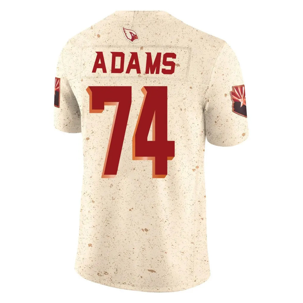 Fenge A.Cardinals #74 Isaiah Adams Player Cream Rivalries Collection Vapor Limited Home Game Stitched Jerseys