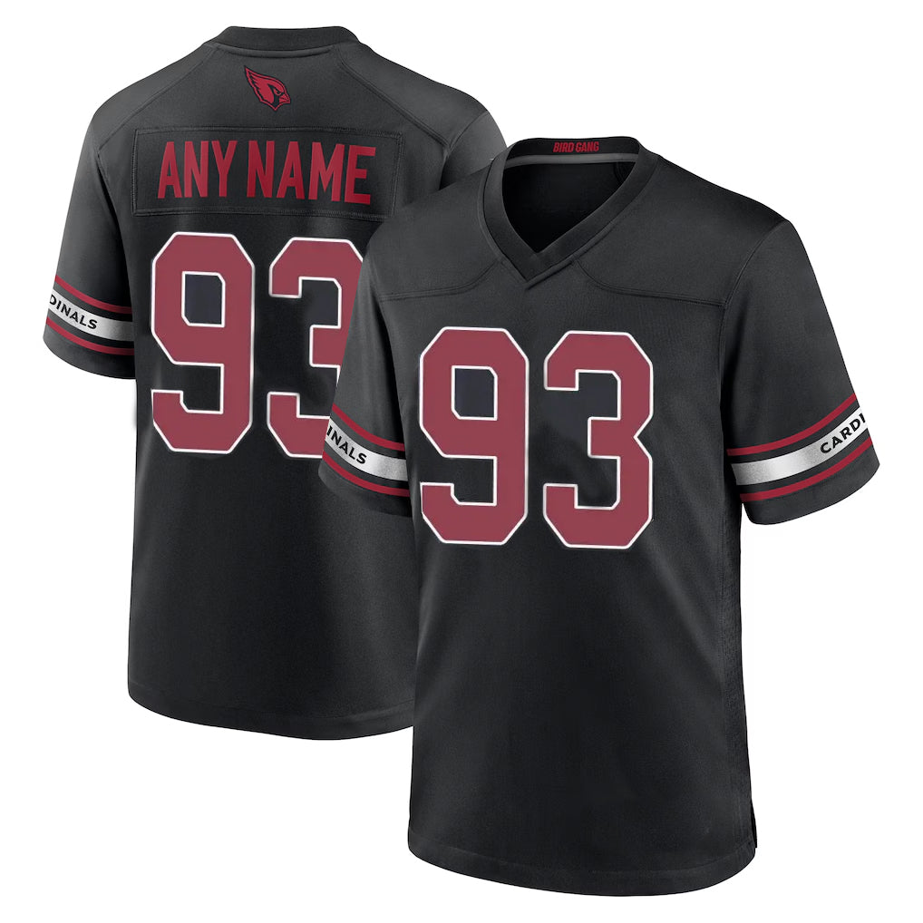 Fenge A.Cardinals #93 Calais Campbell Player Black Alternate Game Stitched Jerseys