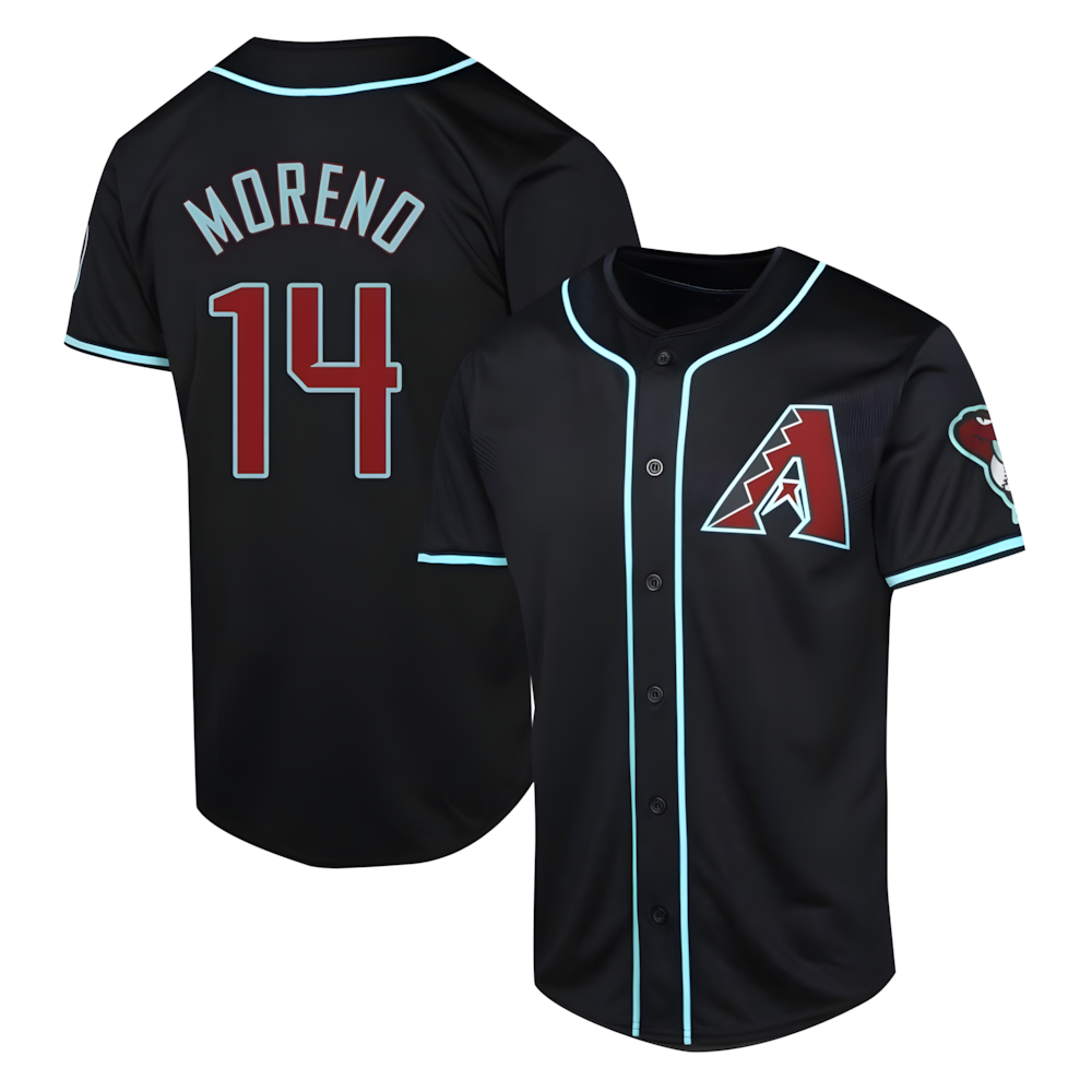 Fenge A.Diamondbacks #14 Gabriel Moreno Player Black Limited Alternate Stitched Jerseys