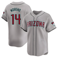 Fenge A.Diamondbacks #14 Gabriel Moreno Player Gray Limited Away Stitched Jerseys
