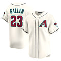 Fenge A.Diamondbacks #23 Zac Gallen Player Cream Game Limited Stitched Jerseys