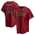 Fenge A.Diamondbacks #23 Zac Gallen Player Red Replica Game Stitched Jerseys
