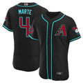 Fenge A.Diamondbacks #4 Ketel Marte Player Black Limited Stitched Jerseys
