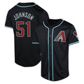 Fenge A.Diamondbacks #51 Randy Johnson Player Black Limited Alternate Stitched Jerseys