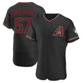 Fenge A.Diamondbacks #57 Eduardo Rodriguez Player Black Alternate Stitched Jersey