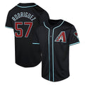 Fenge A.Diamondbacks #57 Eduardo Rodriguez Player Black Limited Alternate Stitched Jersey
