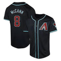 Fenge A.Diamondbacks #8 James McCann Player Black Red Limited Alternate Stitched Jersey