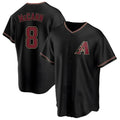 Fenge A.Diamondbacks #8 James McCann Player Black Replica Alternate Stitched Jersey