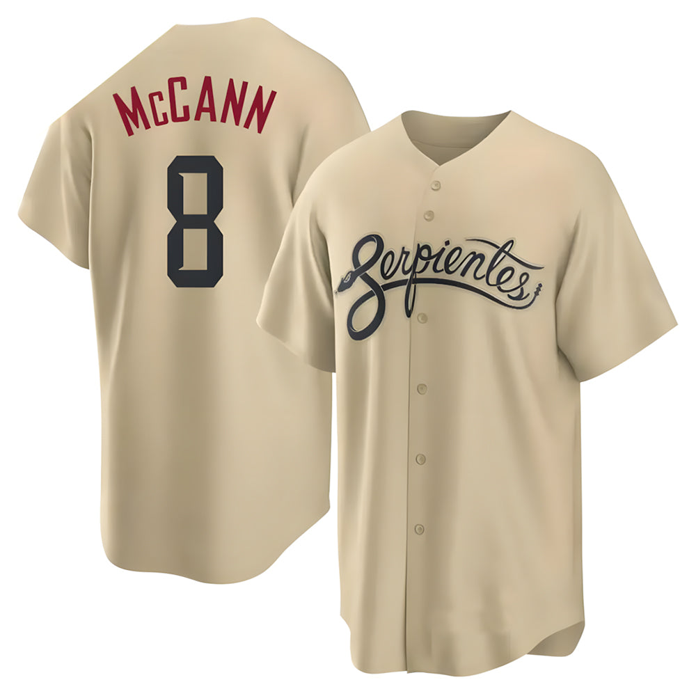 Fenge A.Diamondbacks #8 James McCann Player Gold Replica 2026 City Connect Cool Stitched Jersey