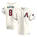 Fenge A.Diamondbacks #8 James McCann Player White Red Limited Home Stitched Jersey