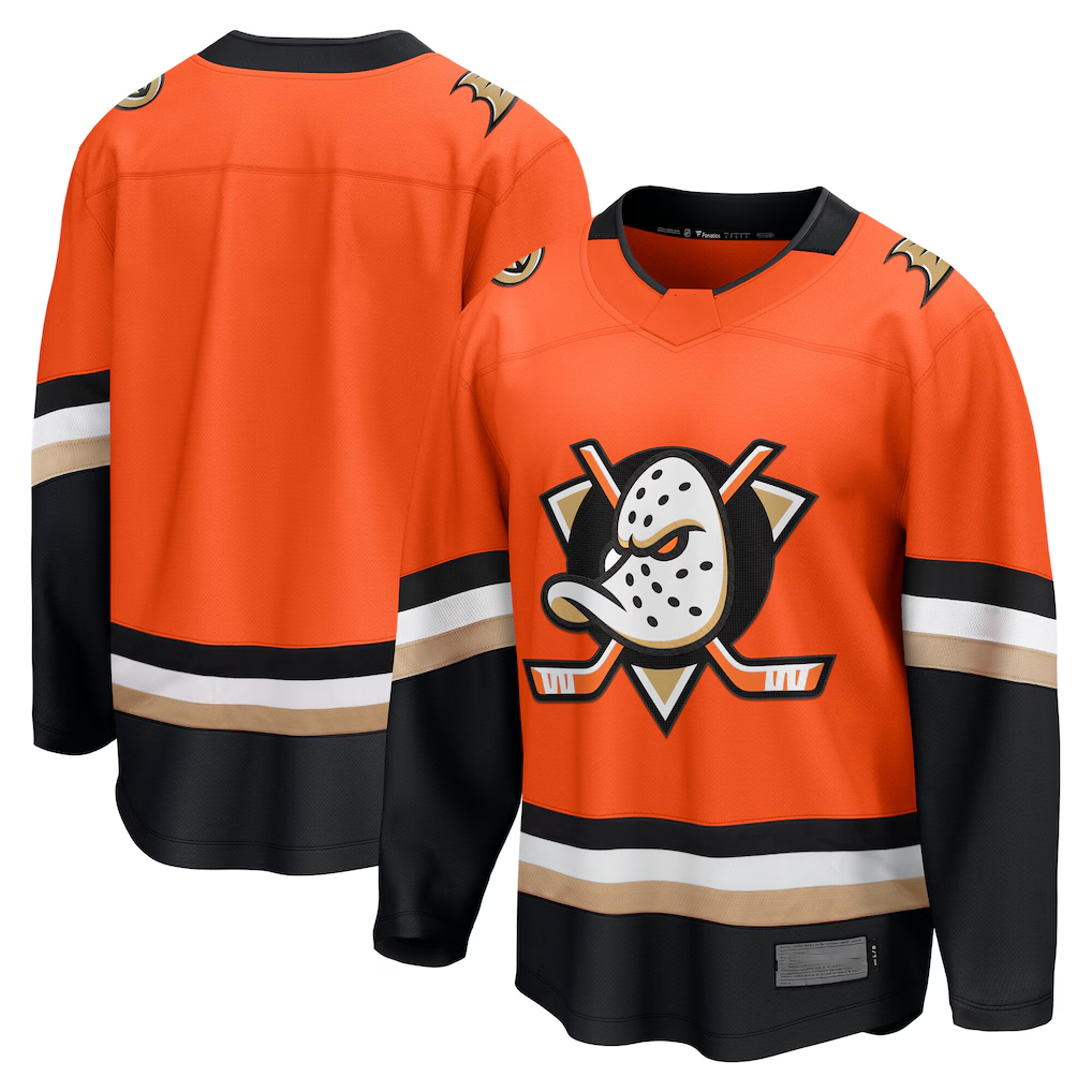 Fenge A.Ducks Orange Home Breakaway Jerseys