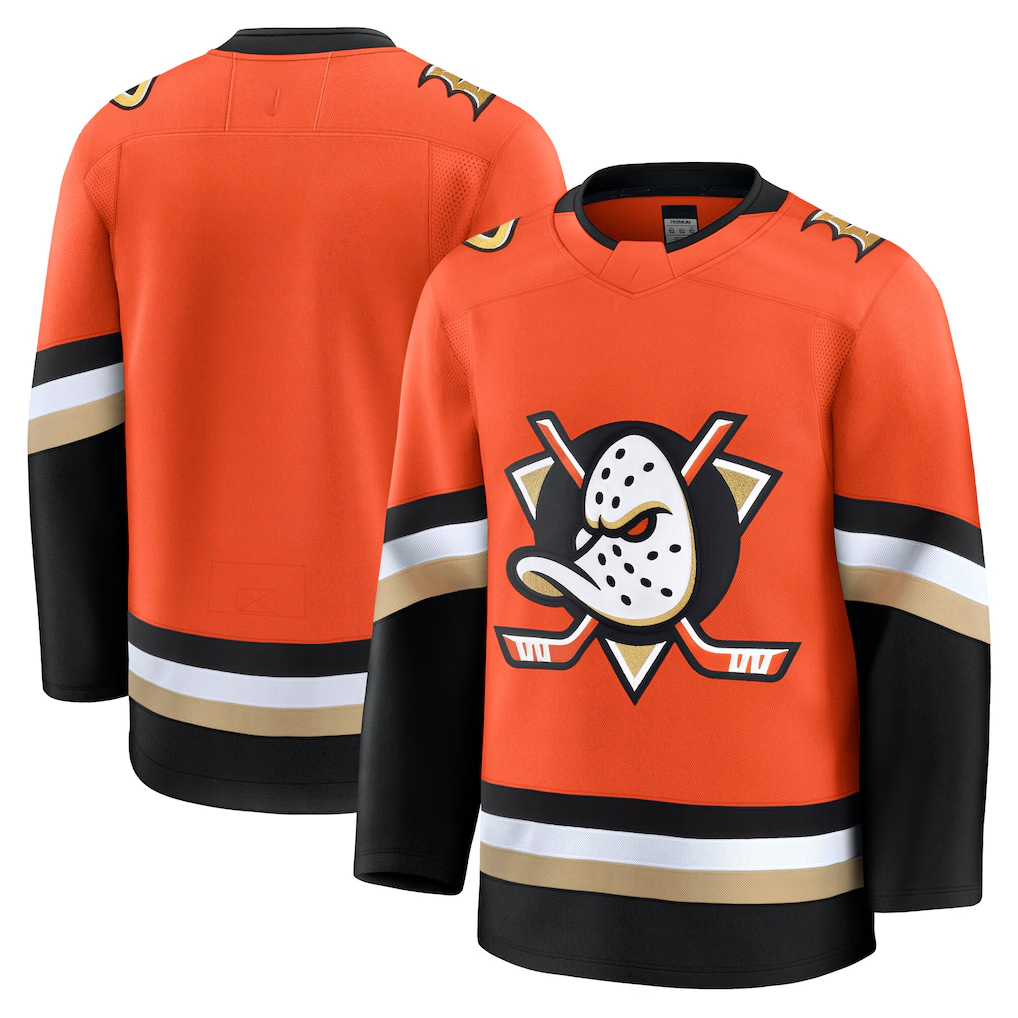 Fenge A.Ducks Orange Home Premium Jerseys