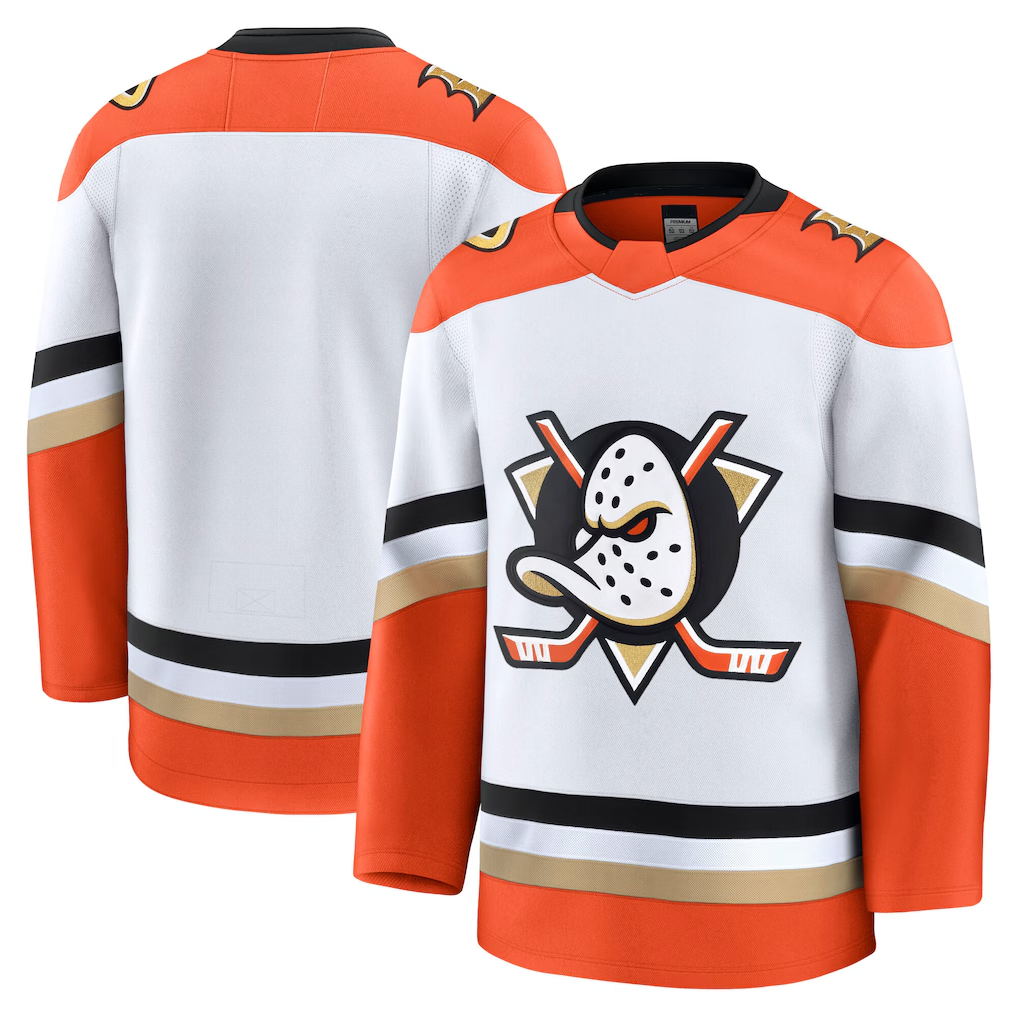 Fenge A.Ducks White Away Premium Jerseys