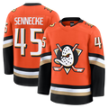 Fenge A.Ducks #45 Beckett Sennecke Orange Home Premium Jerseys