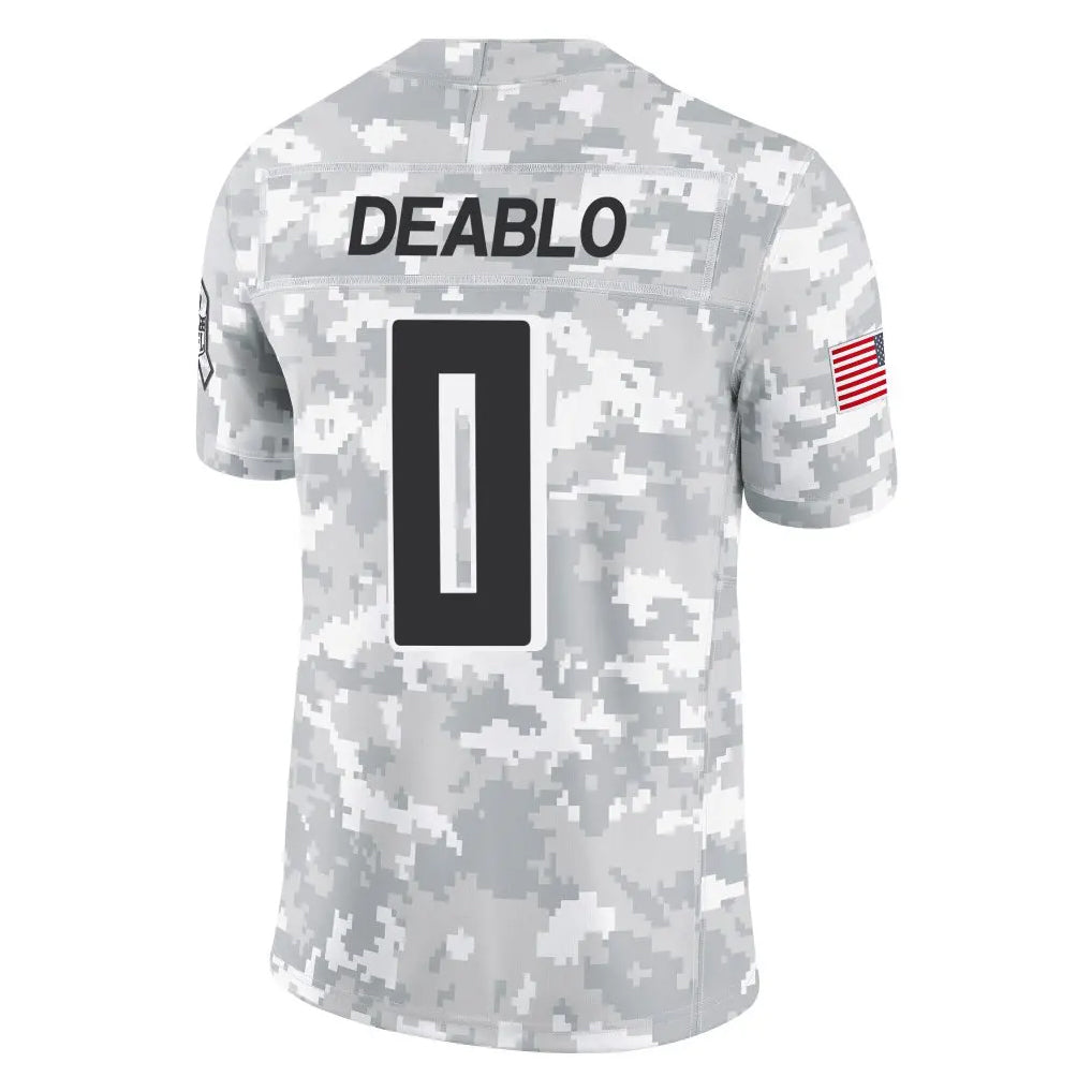 Fenge A.Falcons #0 Divine Deablo Player Camo Salute to Service Limited Stitched Jerseys