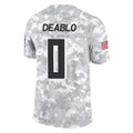 Fenge A.Falcons #0 Divine Deablo Player Camo Salute to Service Limited Stitched Jerseys