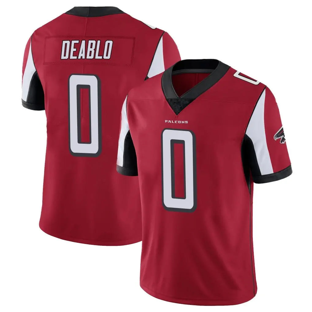 Fenge A.Falcons #0 Divine Deablo Player Red Color Vapor Untouchable Limited Home Game Stitched Jerseys