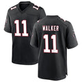 Fenge A.Falcons #11 Jalon Walker Player Black Throwback Game Stitched Jerseys