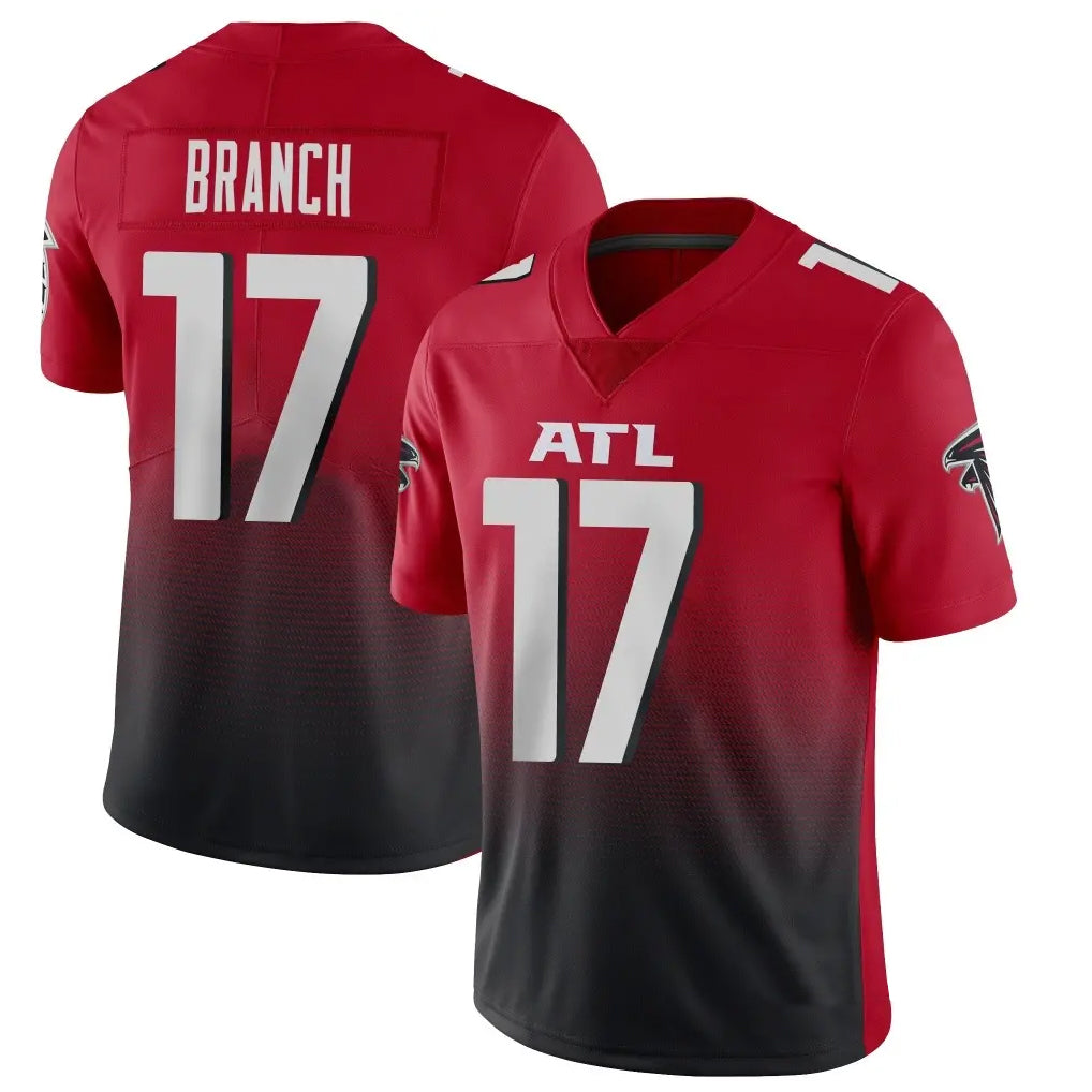 Fenge A.Falcons #17 Zachariah Branch Player Red Vapor Untouchable Limited Home Game Stitched Jerseys