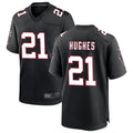 Fenge A.Falcons #21 Mike Hughes Player Black Throwback Game Stitched Jerseys