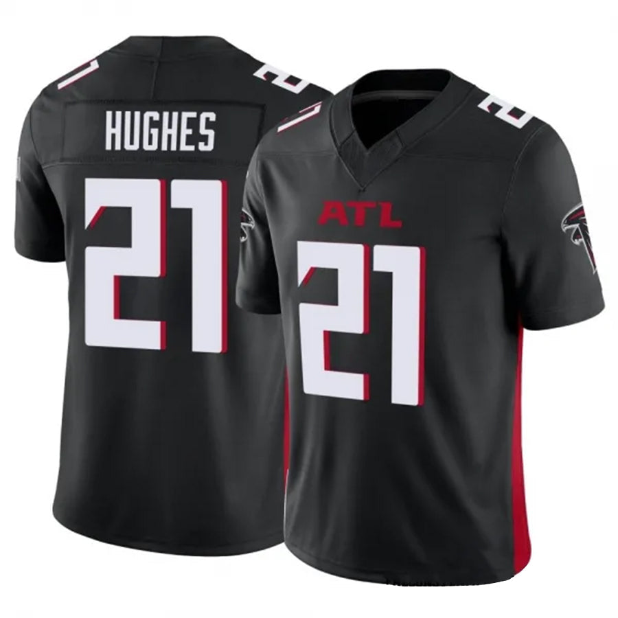 Fenge A.Falcons #21 Mike Hughes Player Black Vapor F.U.S.E. Limited Stitched Jerseys