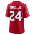 Fenge A.Falcons #24 A.J. Terrell Red Game Stitched Jerseys